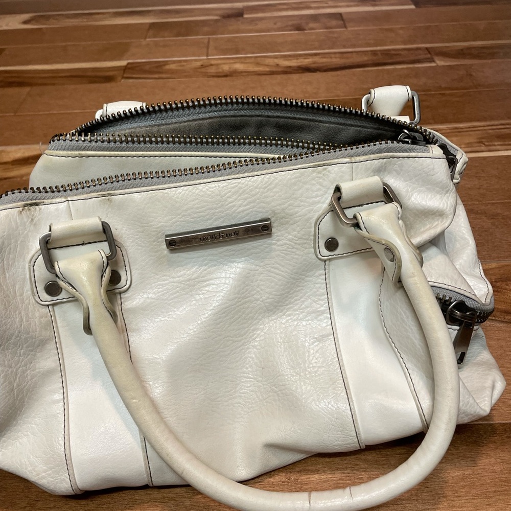 Matt and Nat purse. Soft white.